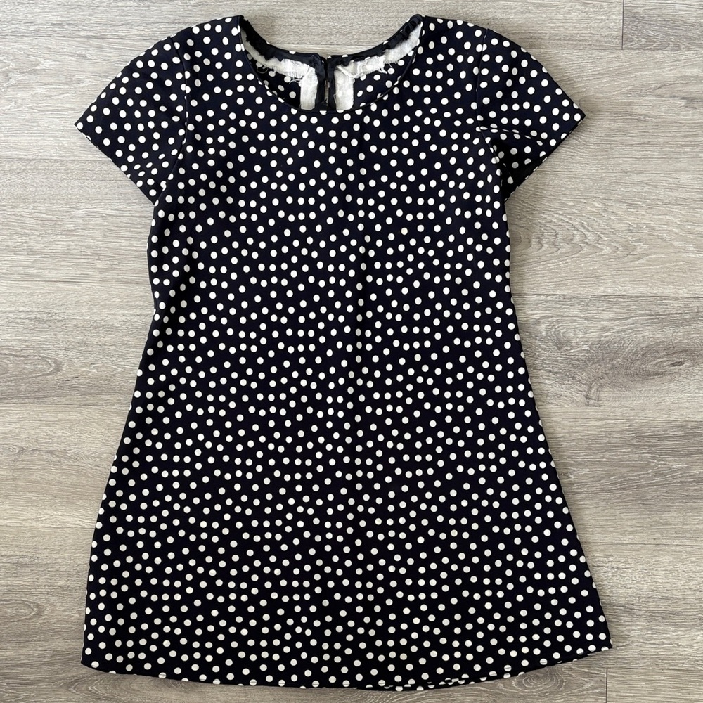 Polka Dot Short Sleeve Dress